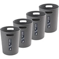 4 Pack Small Trash Can for Bathroom by Amorettise