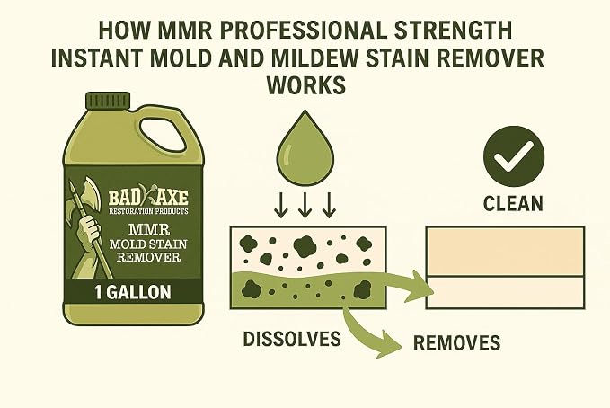 Bad Axe MMR Instant Mold Stain and Mildew Stain Remover - Image 3