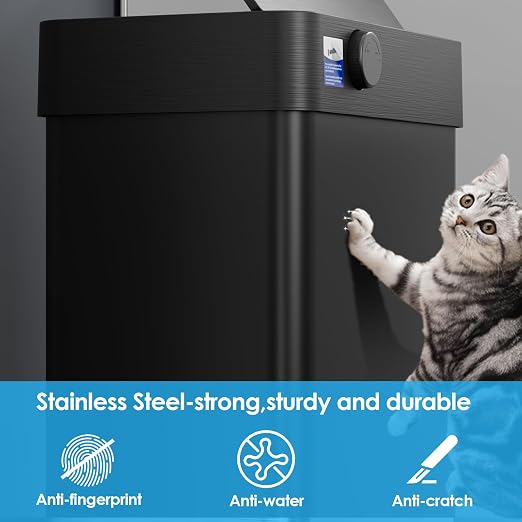 TLSUNNY 16 Gallon Motion Sensor Trash Can, Touchless Automatic Garbage Can - Image 5