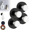 Suction Cup Hooks for Wreaths, 2025 New No Drill Suction Cup Hooks on Glass by ANYSENTHome