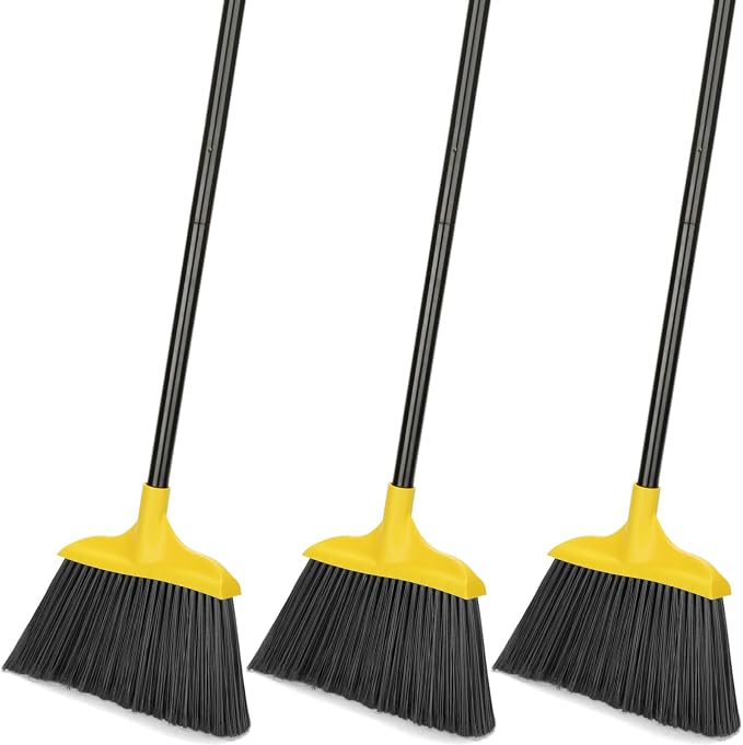 Kefanta 3 Pack Outdoor Broom Heavy-Duty Indoor Commercial Brooms 54 Inches by KeFanta