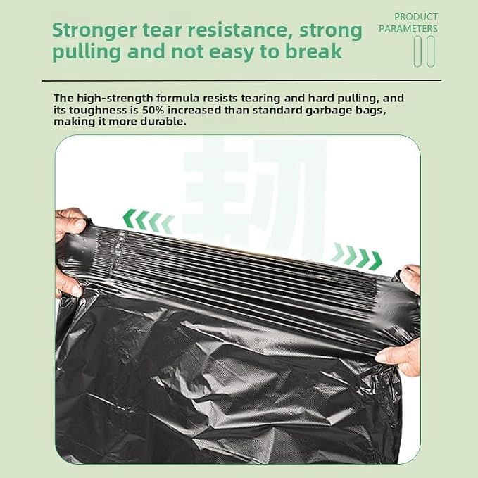 38 gallon heavy duty trash bags, 35.4 inches x 39.37 inches, extra strong - Image 4