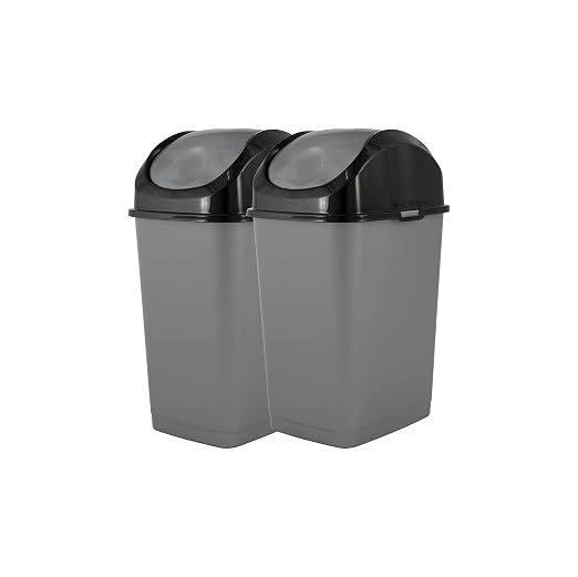 Superio Mini Plastic Trash Can by Superio
