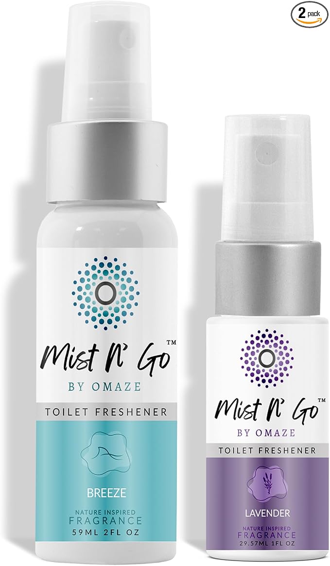 Mist N' Go Omaze Travel Bathroom Spray by MISTNGO
