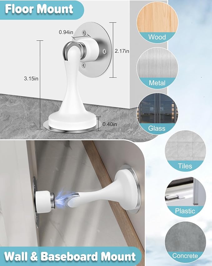 Magnetic Door Stoppers Door Catch - Image 3