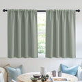 RYB HOME Short Curtains 36 inch 2 Panels Set, Room Darkening Small Window by RYBHOME