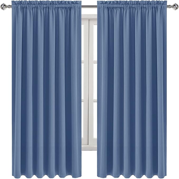 DWCN Blackout Curtains for Living Room Thermal Insulated, Energy Saving & Noise - Image 9