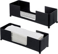 MyGift Modern Matte Black Metal Tabletop Paper Hand Towel Holder, Commercial by MyGiftHome