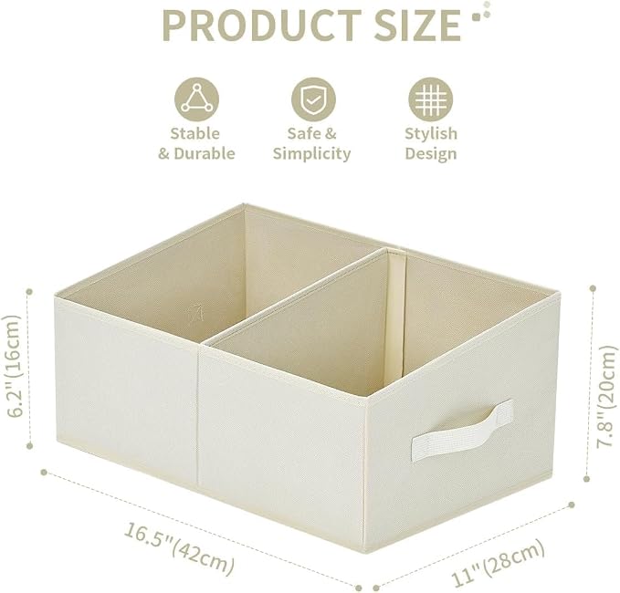 DIMJ Closet Storage Bins, 5 Pack Storage Baskets - Image 2