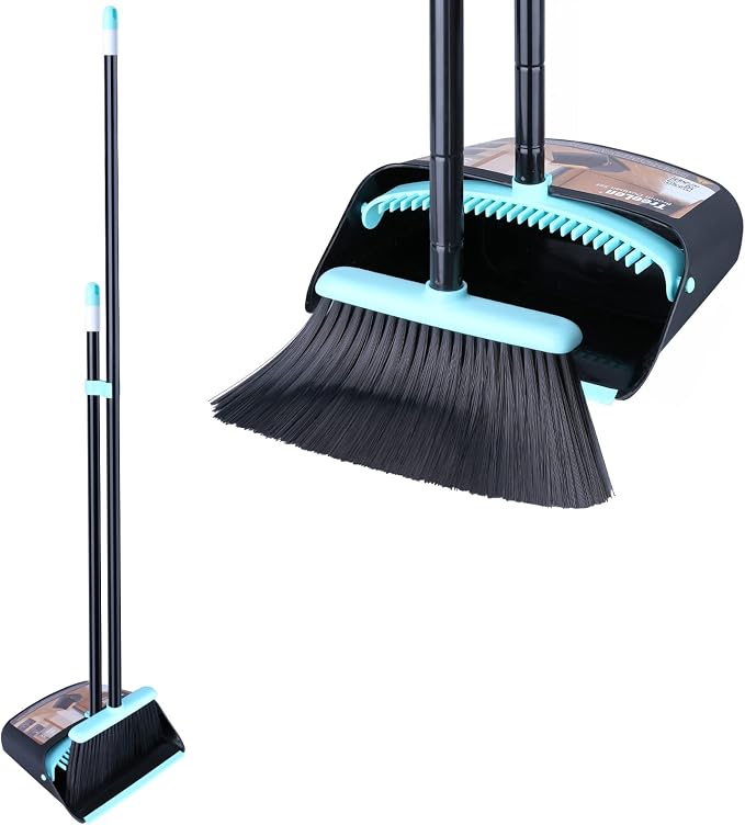 Broom with Dustpan Combo Set, Dust pan with Broom Combo Set, Standing Dustpan - Image 9