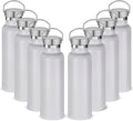 Neihepal 20 oz Insulated Water Bottles Bulk 8 Pack, Stainless Steel Double Wall by Neihepal