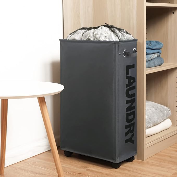 DOKEHOM 29-Inches Enlarged Slim Laundry Basket - Image 7