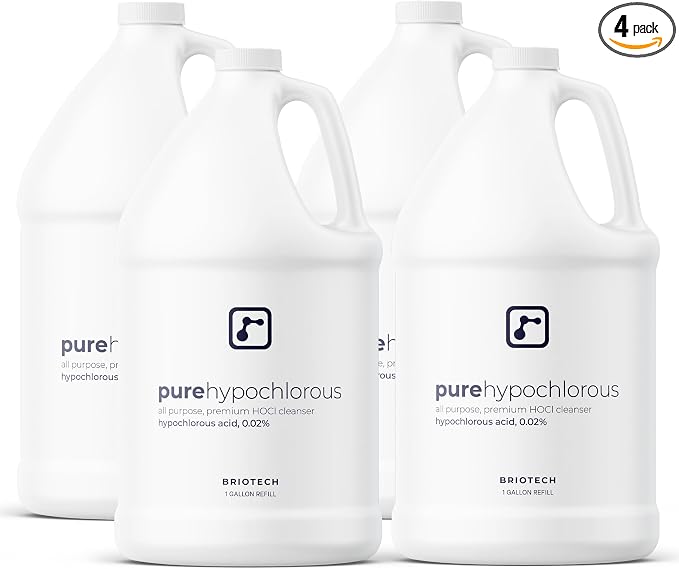 BRIOTECH Pure Hypochlorous Acid Cleanser, Original Premium HOCl Topical Solution by BRIOTECHUSA