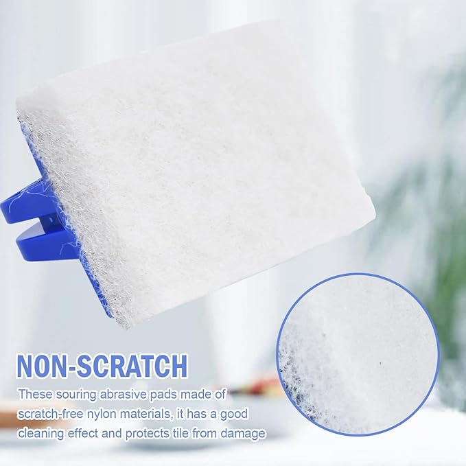 YoleShy Shower Scrubber Non-Scratch Bathtub Scrubber Heavy Duty Scrub Pad - Image 5