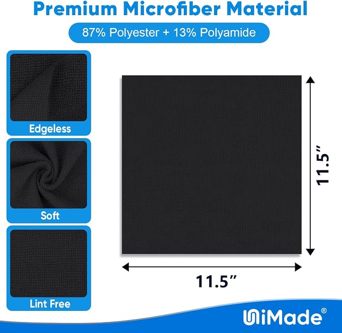 Microfiber Cleaning Cloth, 50 Pack Microfiber Towels - Image 2