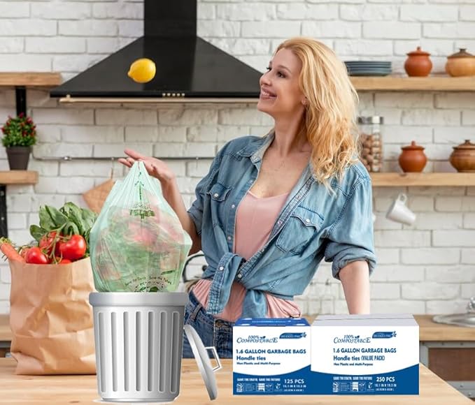 1.6 Gallon Compostable Trash Bags - Image 5