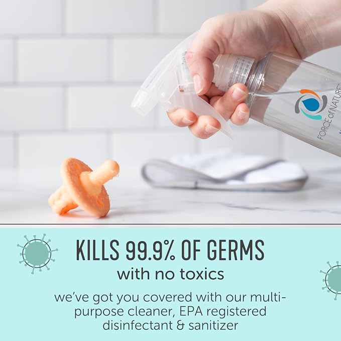 Force of Nature Multi-Purpose Cleaner, Disinfectant & Deodorizer Starter Kit - Image 2