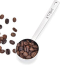 Long Handle Coffee Scoop: 18/8 Stainless Steel 5.98 Inch 2 Tablespoon Metal by Lilybeam