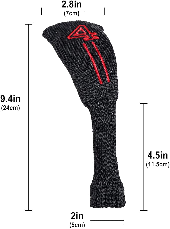 mytag 8PCS Golf Hybrid Iron Covers Set, Knit Hybrid Head Covers, Fits Cobra T - Image 8