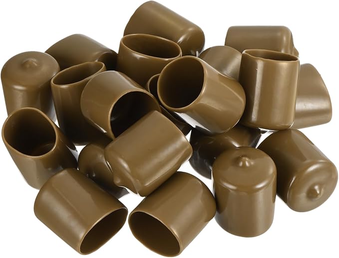 uxcell 20pcs Rubber End Caps 24mm ID Vinyl PVC Round Tube Bolt Cap Cover Screw - Image 4
