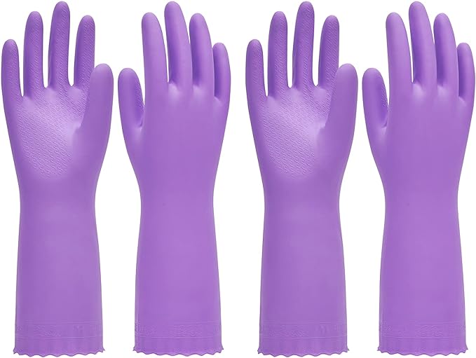 PACIFIC PPE 2 Pairs Reusable Dishwashing Cleaning Gloves by PACIFICPPE