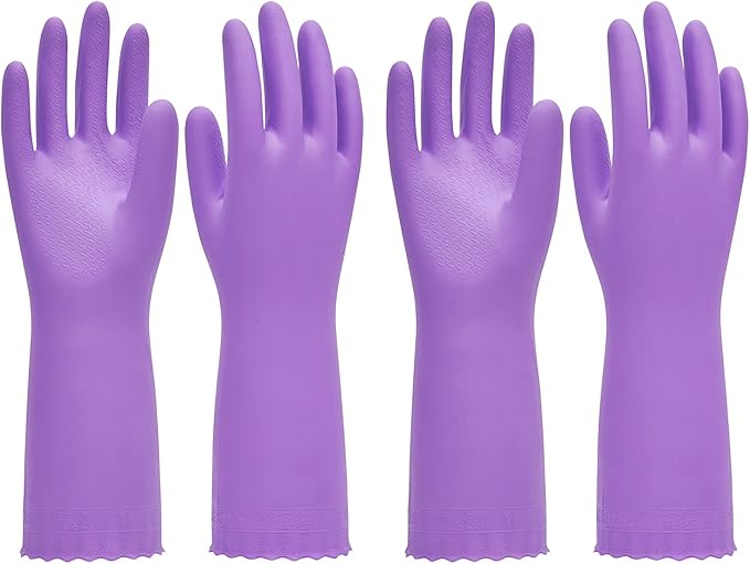 PACIFIC PPE 2 Pairs Reusable Dishwashing Cleaning Gloves by PACIFICPPE