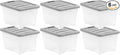 Amazon Basics Plastic Storage Containers by AmazonBasics
