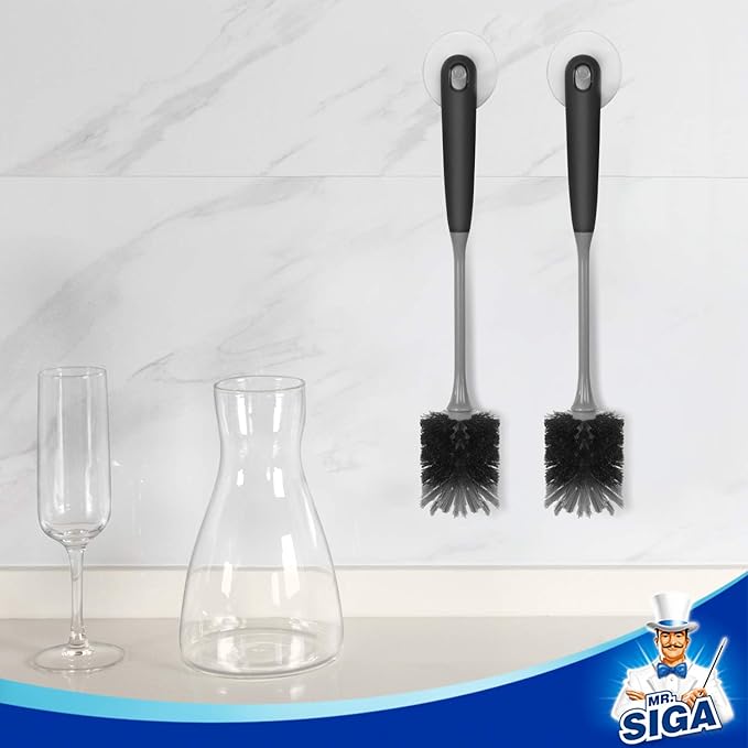 MR.SIGA Long Handle Bottle Brush, Flexible Scrub Brush - Image 6