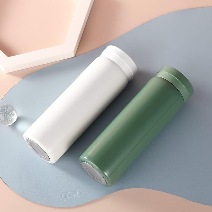 10oz Mini Water Bottle Stainless Steel Thermos Small Flask - Image 4