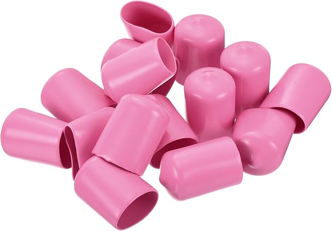 uxcell 20pcs Rubber End Caps 18mm ID Vinyl PVC Round Tube Bolt Cap Cover Screw - Image 4