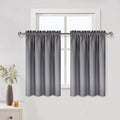DWCN Short Grey Blackout Curtains by DWCN
