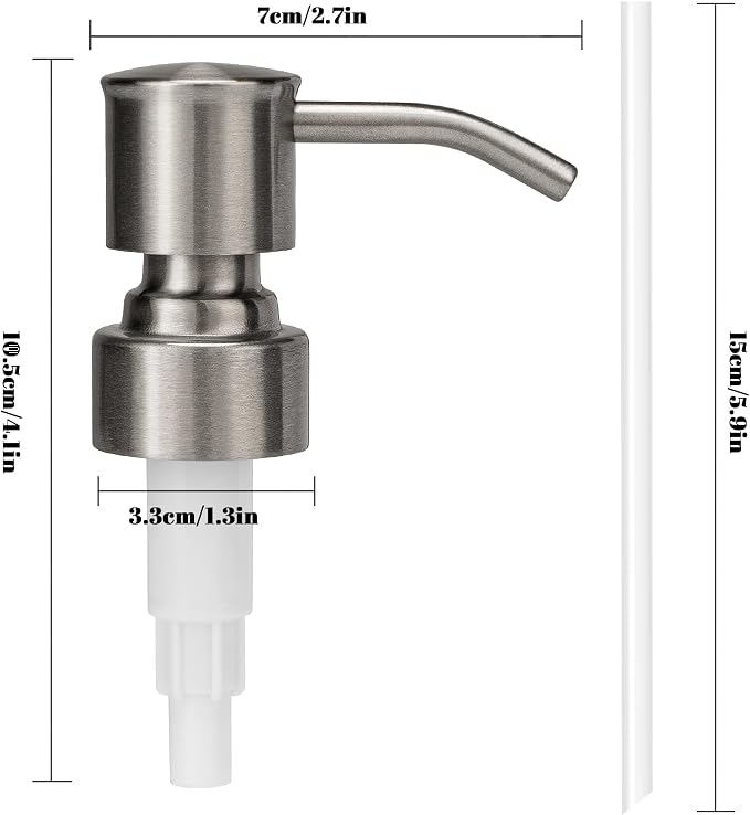 Soap Dispenser Pump Replacement 304 Stainless Steel - Image 3