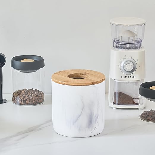 Polytree Marble White Mini Trash Can - Image 2
