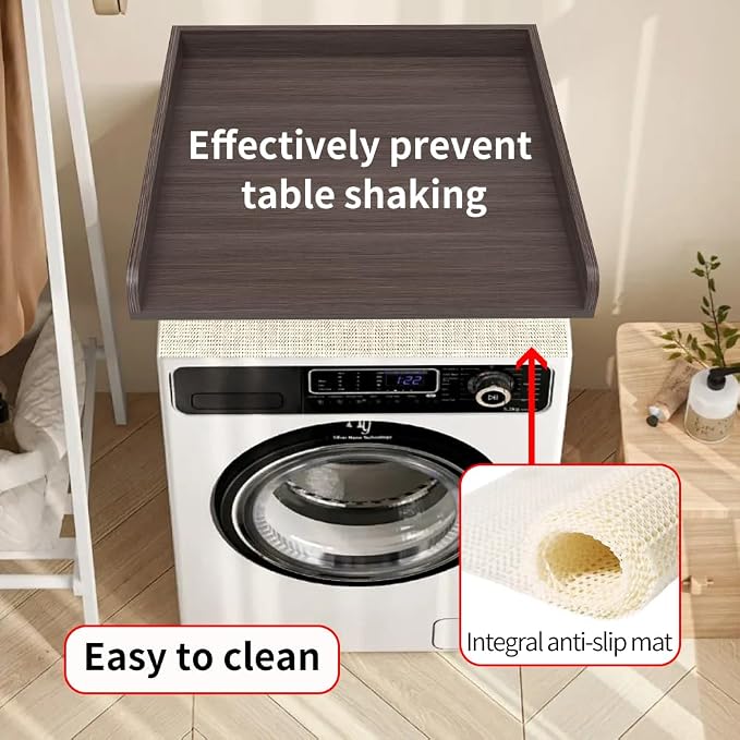 Washer Dryer Countertop Only, Edge Rails-27.5" Depth*27.5" Width Laundry Room - Image 7