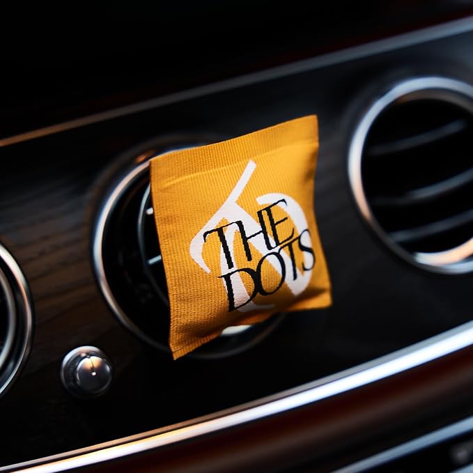 THEDOTS Series Sicilian Orange Car Vent Clip, Fabric Sachet Air Freshener - Image 3