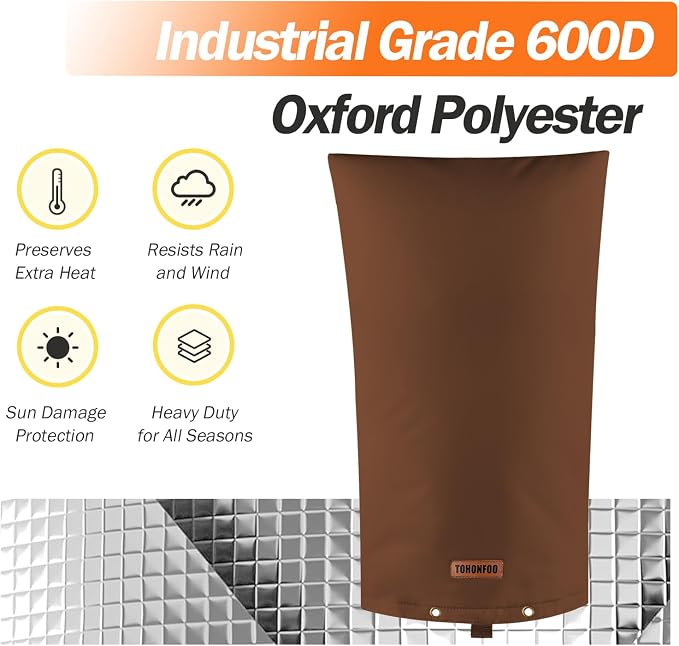 TOHONFOO Backflow Preventer Pipe Insulation Cover - Image 6