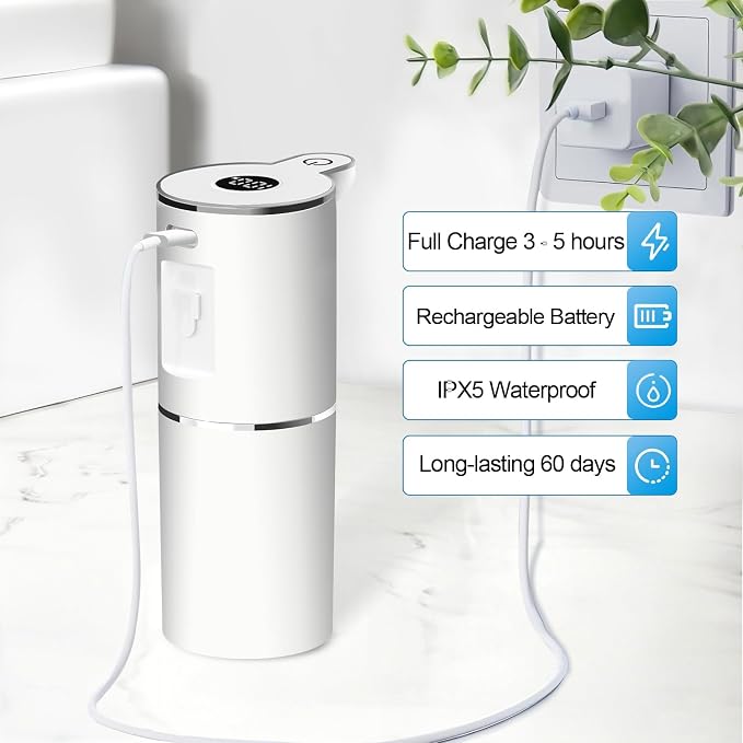 Automatic Liquid Soap Dispenser, 6 Level Adjustable Liquid, Wall Mount Soap - Image 5