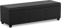 SIMPLIHOME Avalon 54 inch Wide Contemporary Rectangle Extra Large Storage by SimpliHome