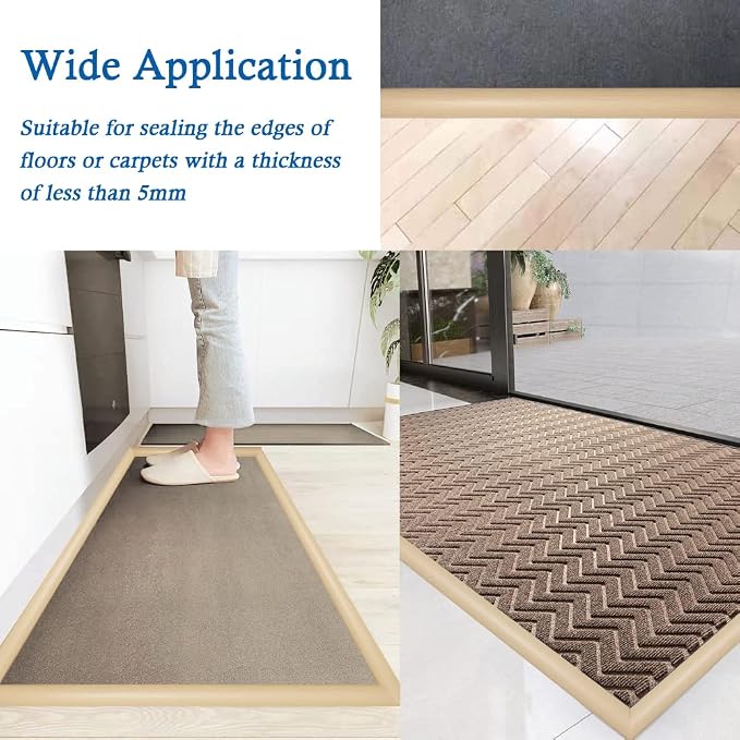 Floor Transition Strip Self Adhesive Carpet & Flooring Transitions Edging Trim - Image 7