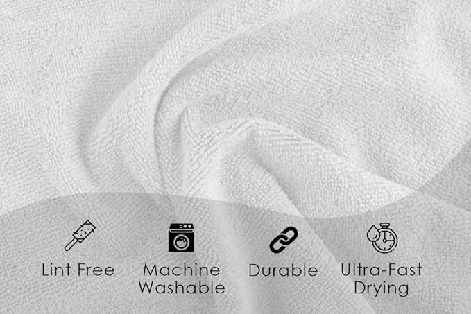 Avalon Towels Microfiber Cleaning Cloths Value Pack of 36 Size 16" x 16" - Image 7
