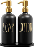 MOMEEMO Bathroom Soap Dispenser Set, Contains Hand Soap and Lotion Dispenser by MOMEEMO