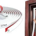 White Rubber Weather Stripping Door Seal Strip, D Shape Door Rubber Weather by PUNDIN