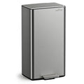 mVm 10.6 Gallon Kitchen Step Trash Can, Soft-Close and Foldable Foot Pedal by mVm