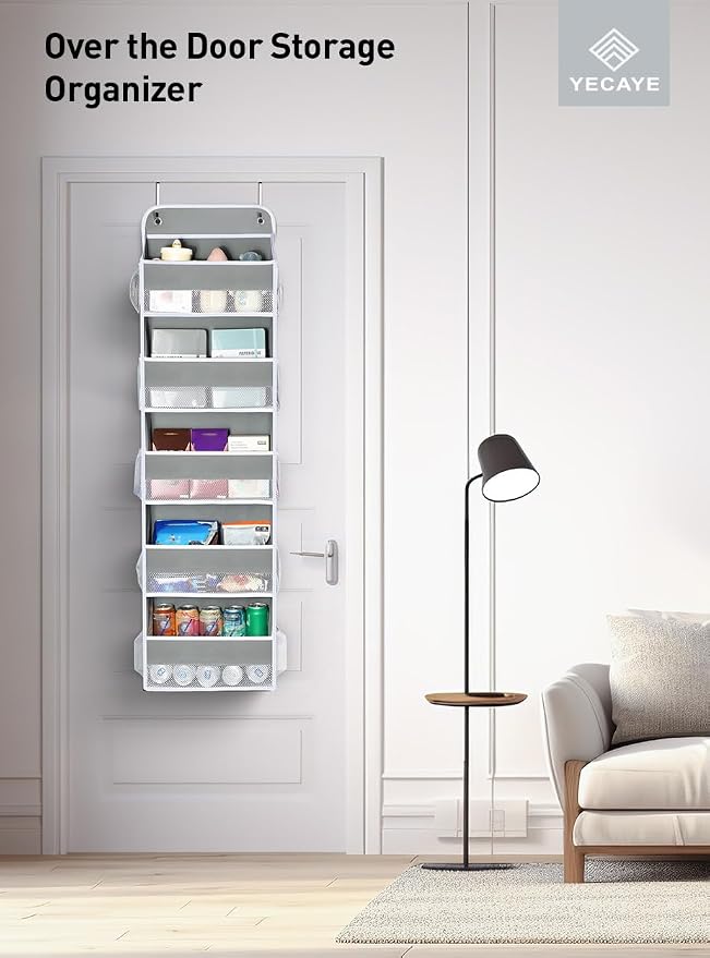Yecaye 2 Pc Over The Door Organizer - Image 8