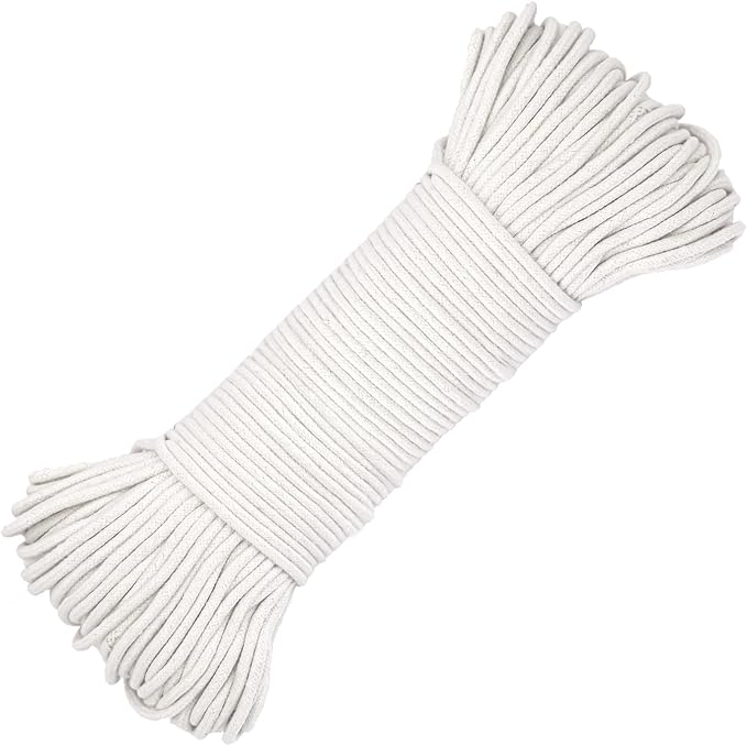 328 Feet Cotton Clothes line Rope-Premium Diameter 7/32 Inch Cotton Rope by IHDYPPEW