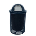 COATEDOUTDOORFURNITURE RDT-P-DBL Heavy Duty Round Trash Receptacle by CoatedOutdoorFurniture