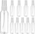 uxcell 10 Pack Spray Bottles, 2 Oz/60ML Clear Empty Mist Plastic Mini Travel by uxcell