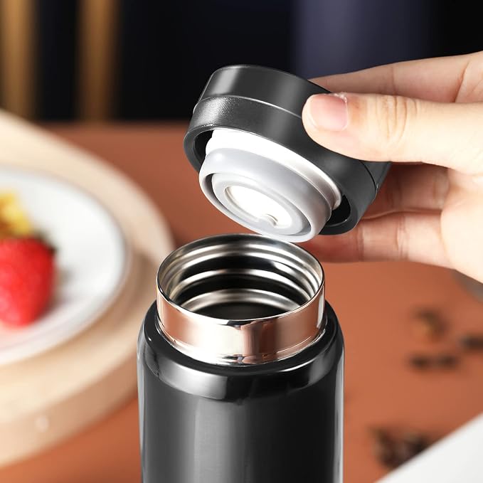 Mini Thermos Cute Water Bottle - 7 oz Tiny Insulated Vacuum 18/10 Stainless - Image 4