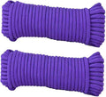 2 Pcs Diamond Braided Rope Clothes Hanging String Indoor Utility Clotheslines by Unknown