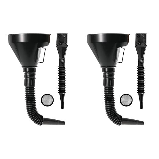4 PcsOil Funnel Kit, Car Oil Funnels by XhjzgcTech
